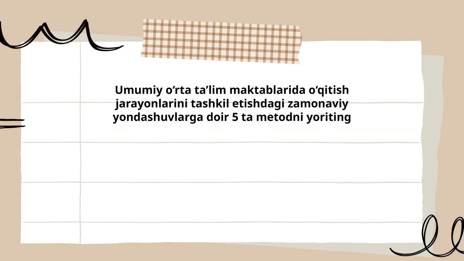 Faol ta’lim usuli: nazariy asoslar va prinsiplari