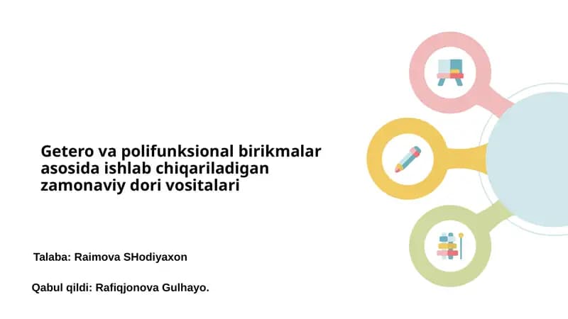 Zamonaviy dori vositalari