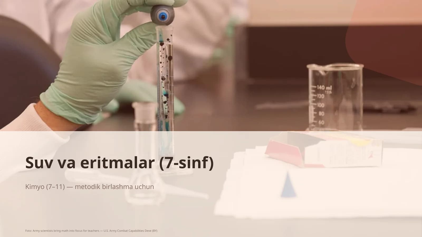 Suv va eritmalar (7-sinf)