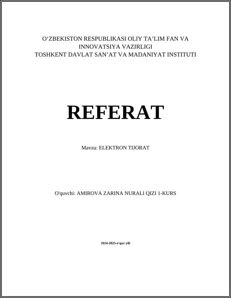 Elektron Tijorat