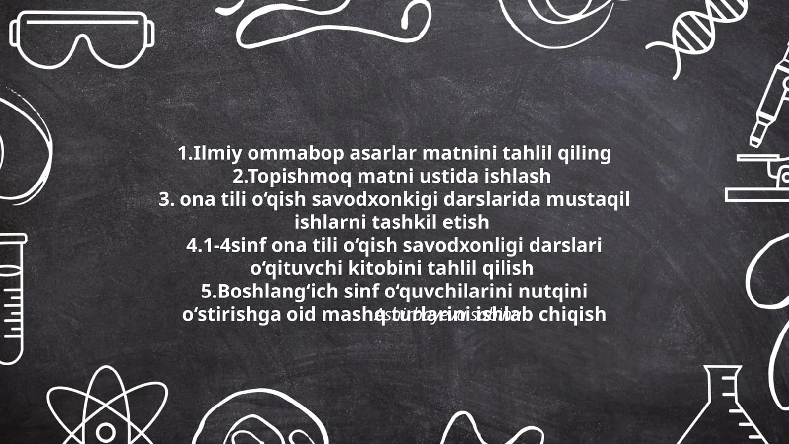 1.Ilmiy ommabop asarlar matnini tahlil qiling