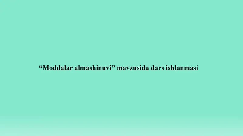 MODDALAR ALMASHINUVI