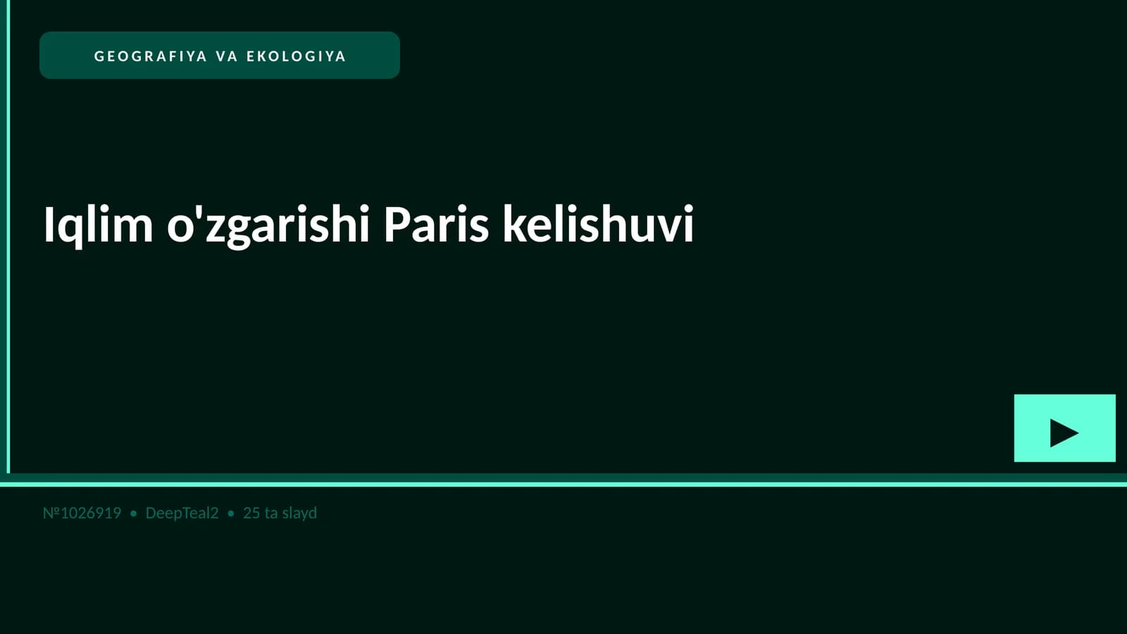 Iqlim o'zgarishi Paris kelishuvi