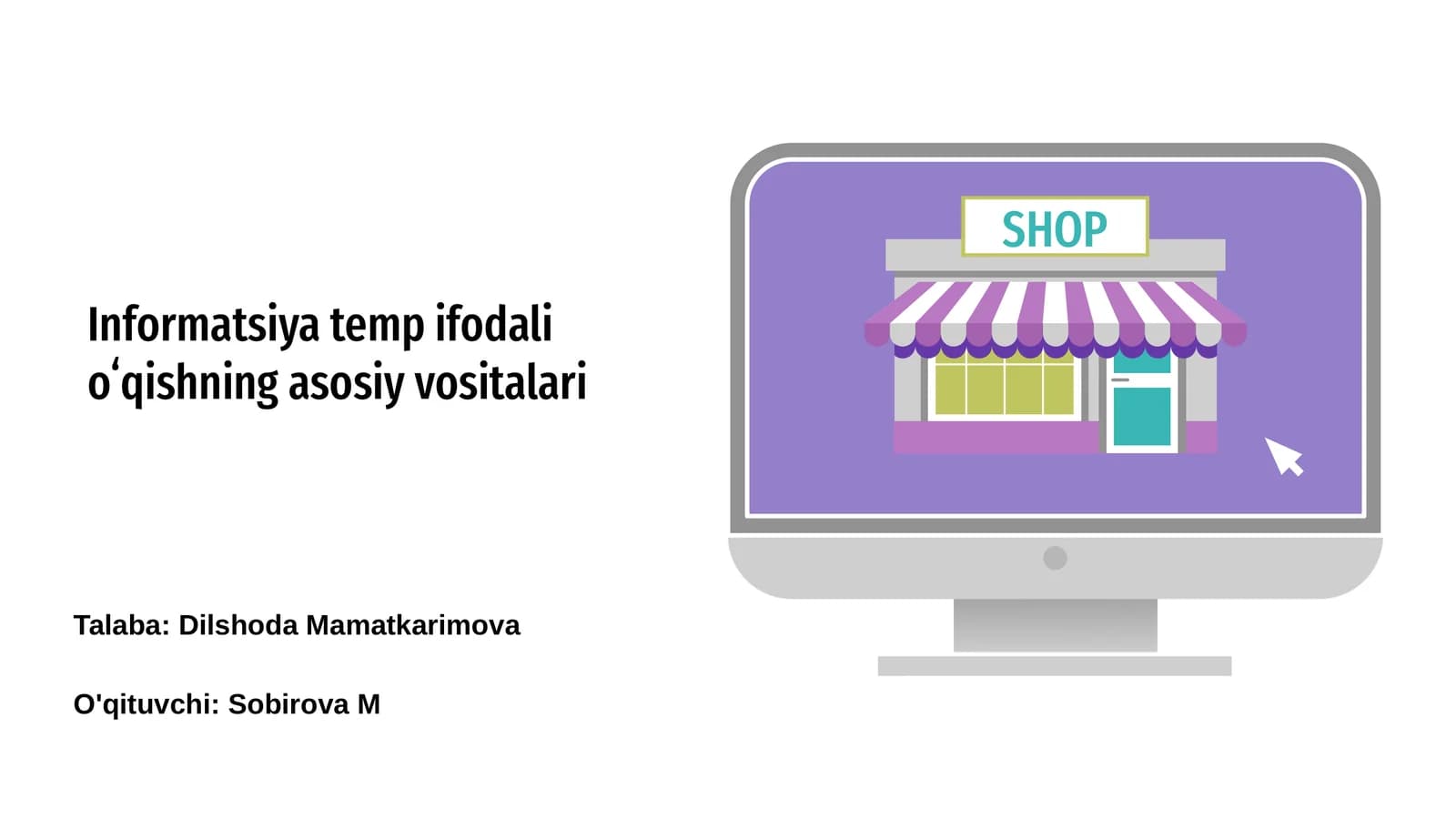 Informatsiya temp ifodali oʻqishning asosiy vositalari