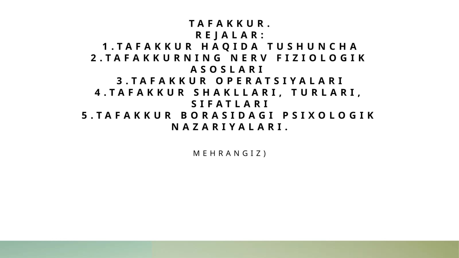 Tafakkur