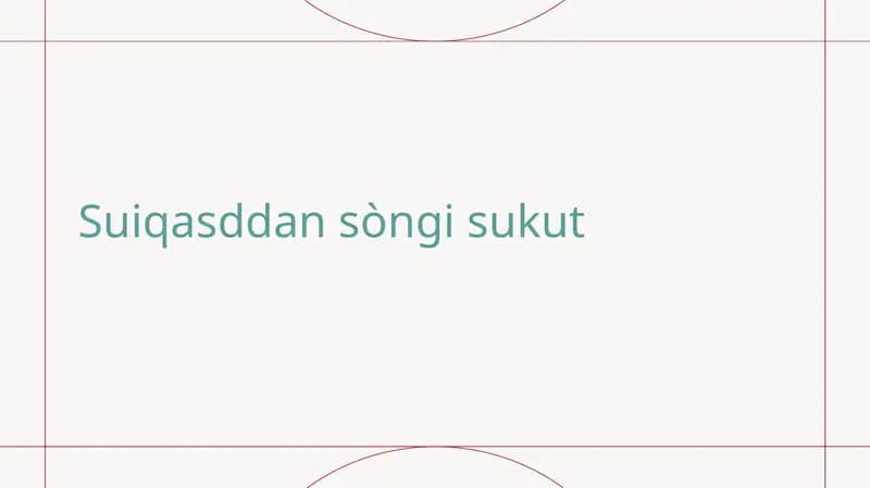 Suiqasddan sòngi sukut