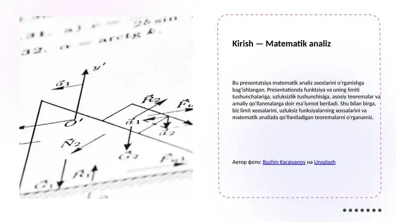 Matematik Analiz