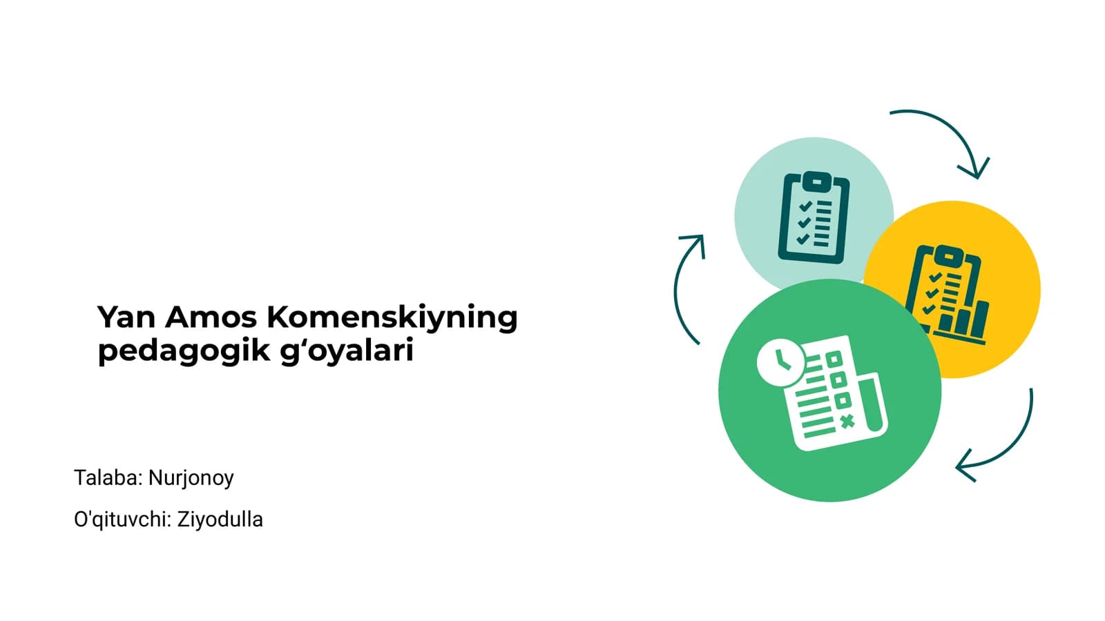 Yan Amos Komenskiyning pedagogik gʻoyalari