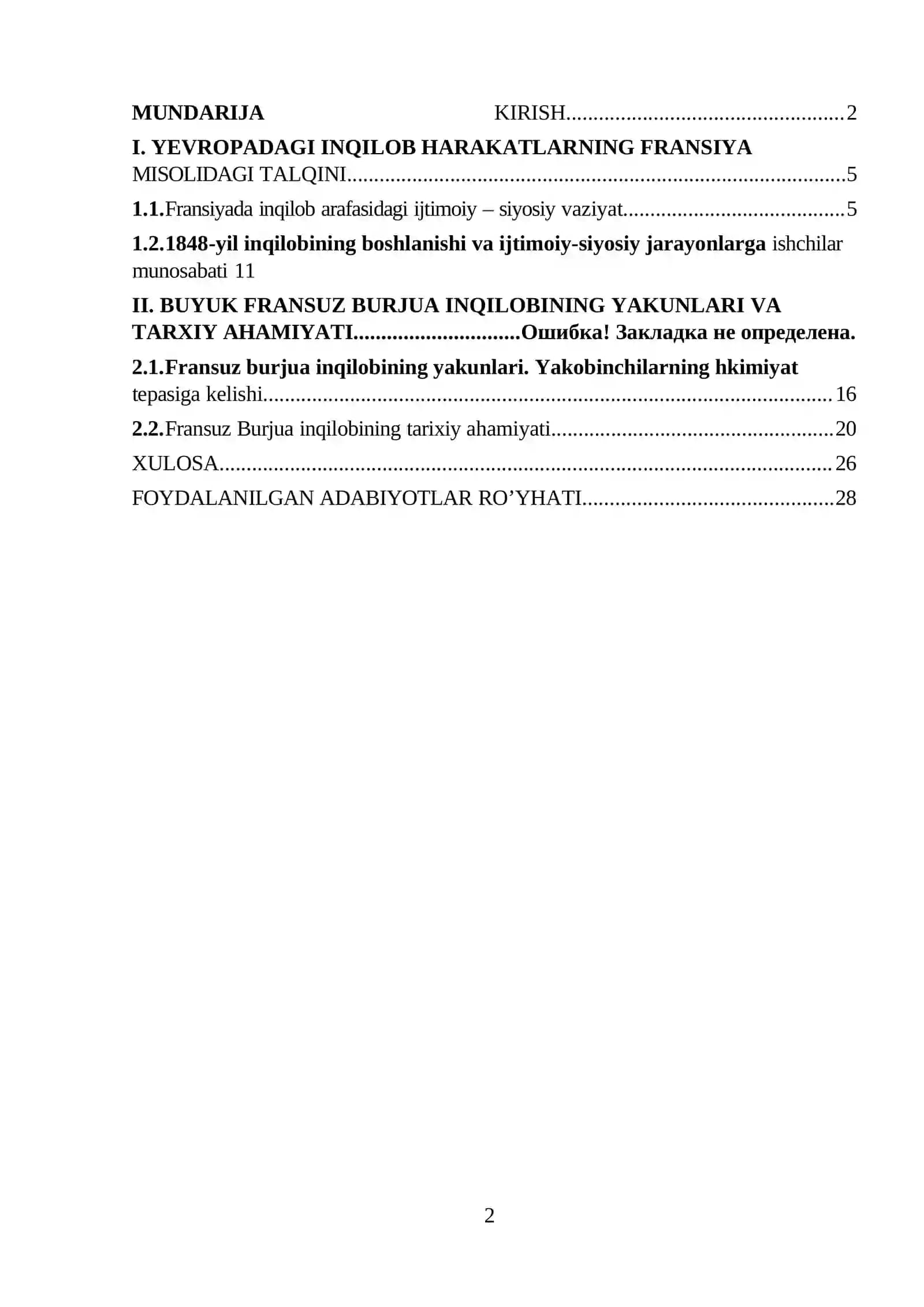 Fransiyada Burjua inqilobi 2