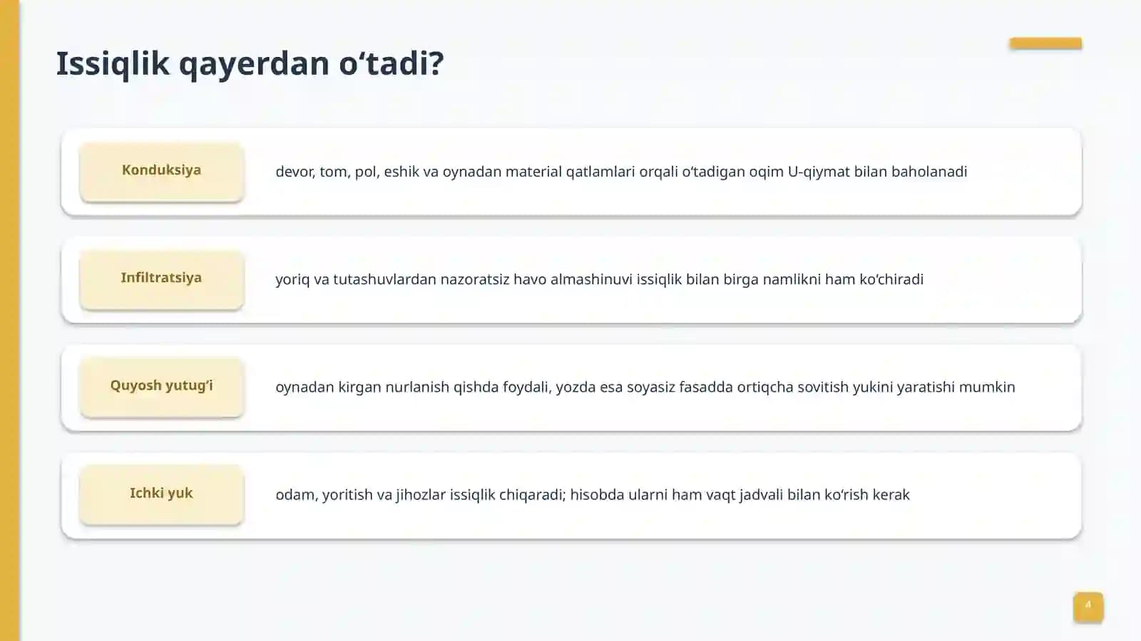 Energiya samaradoruylar dizayni 4