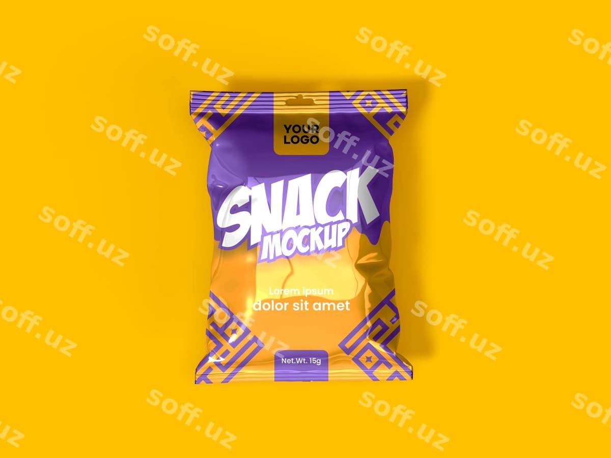 Snack namuna | Snack mockup
