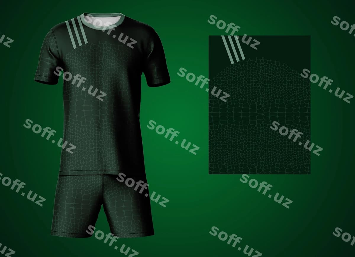 Soker futbol kiyimi namunasi old | Soccer jersey kit mockup front