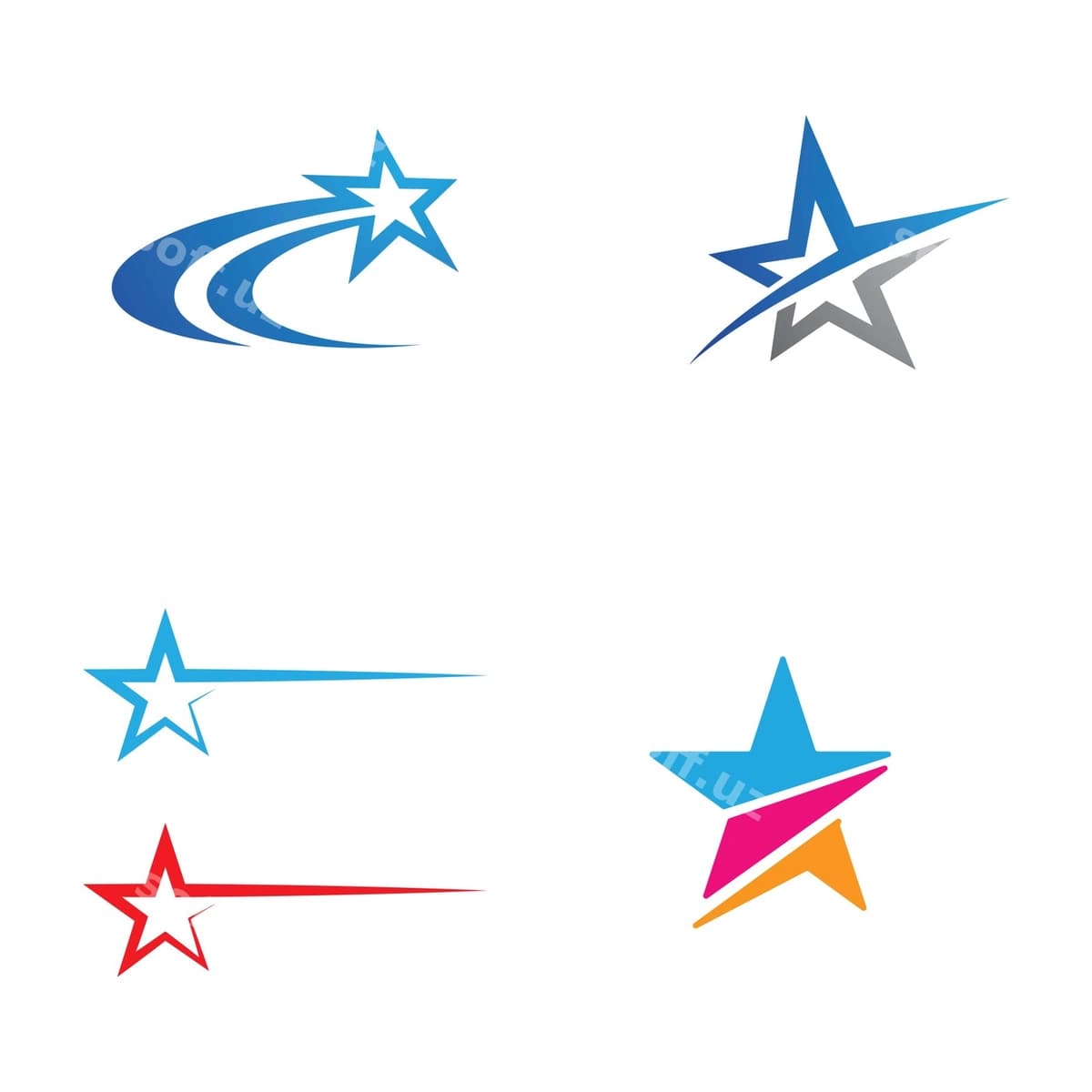 Yulduz ikonasi shabloni | Star icon template