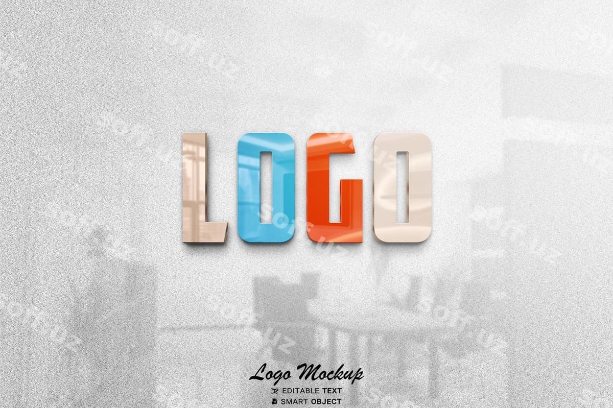 Stilli logo namuna | Stylish logo mockup