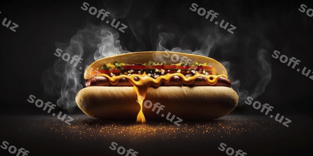 Mazali qazi dramatiy yorquvli chiroq | Tasty hot dog dramatic lighting