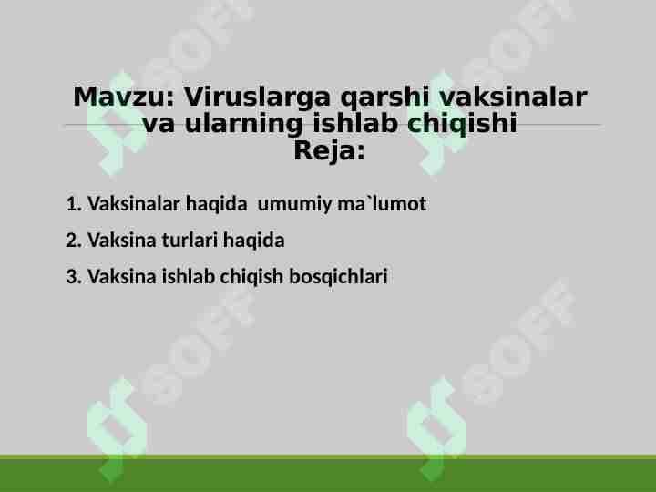 Viruslarga qarshi vaksinalar va ularning ishlab chiqishi