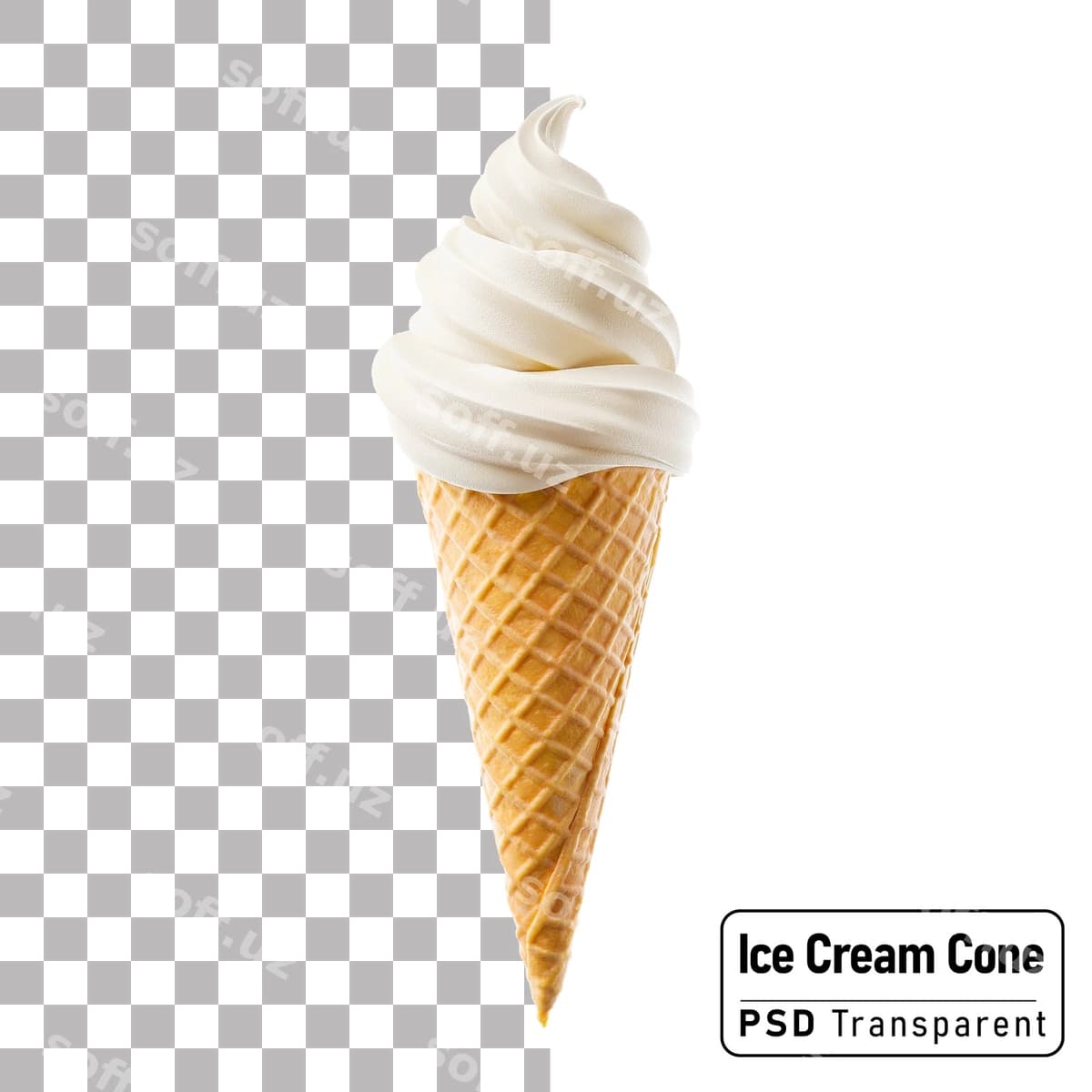 Vanil liqva qozonchaki mushuk | Vanilla ice cream cone