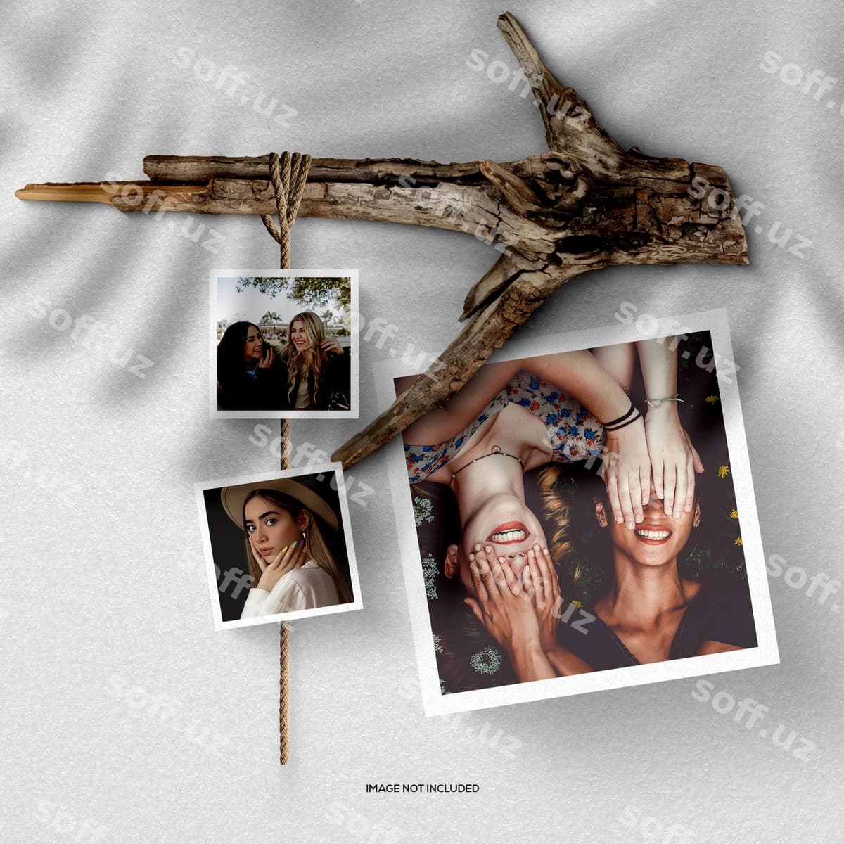 Vintage moodboard kollaj maketi | Vintage moodboard collage mockup