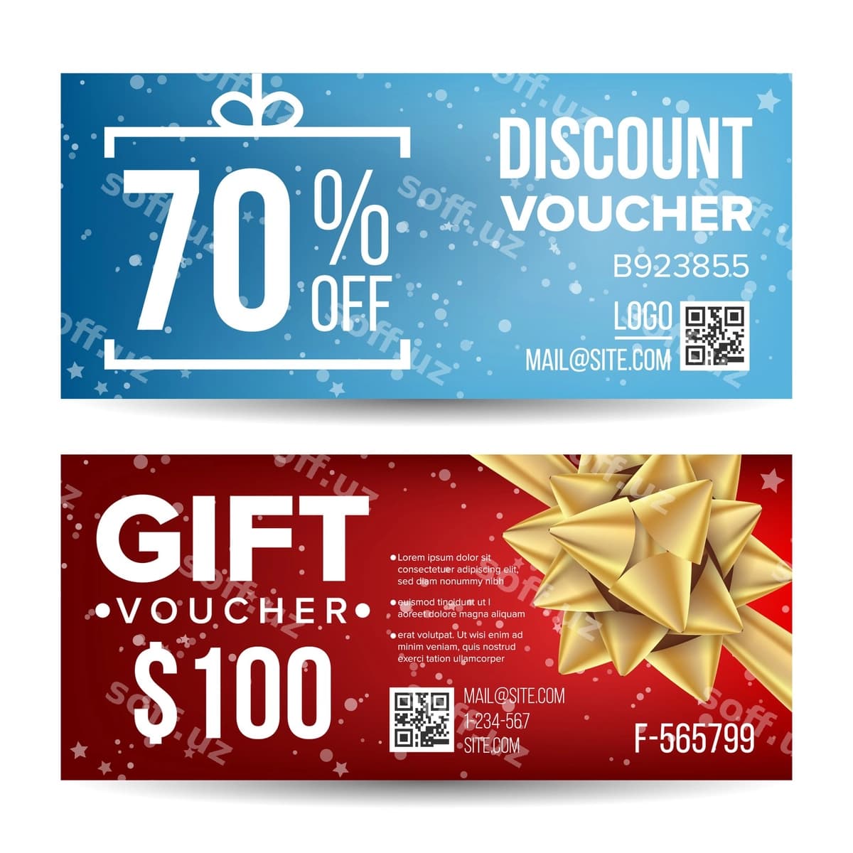 Voucher dizayni | Voucher design