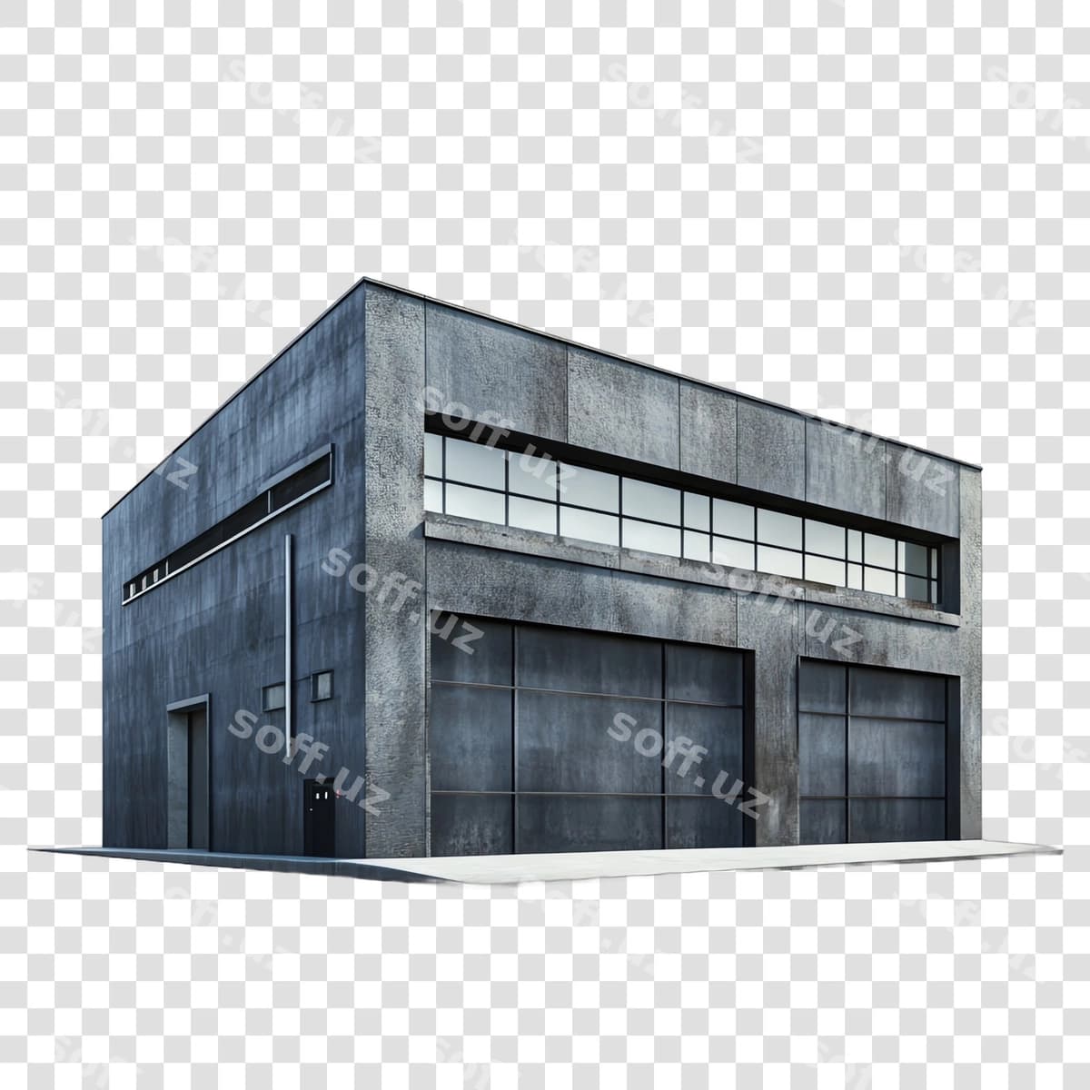 Ombor izolyatsiya qilingan shaffof fon | Warehouse isolated transparent background