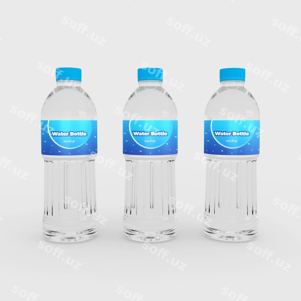 Suvoq shishasi mockup PSD | Water bottle mockup psd