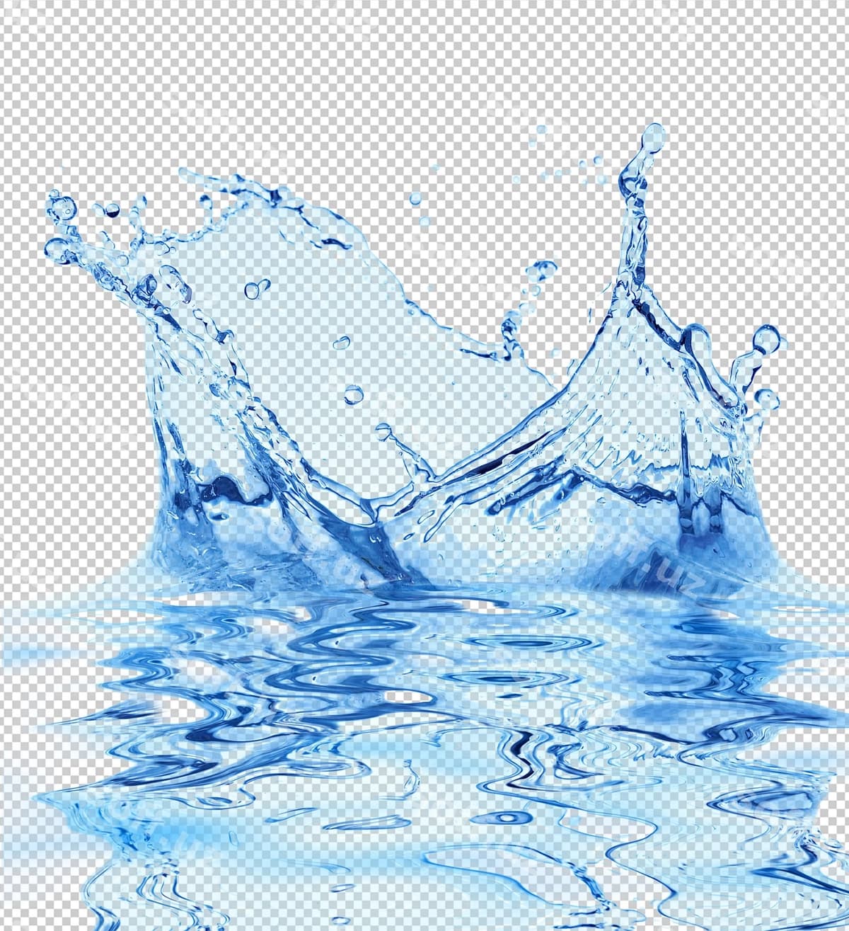 Suv chayqalishi shaffof png | Water splash transparent png