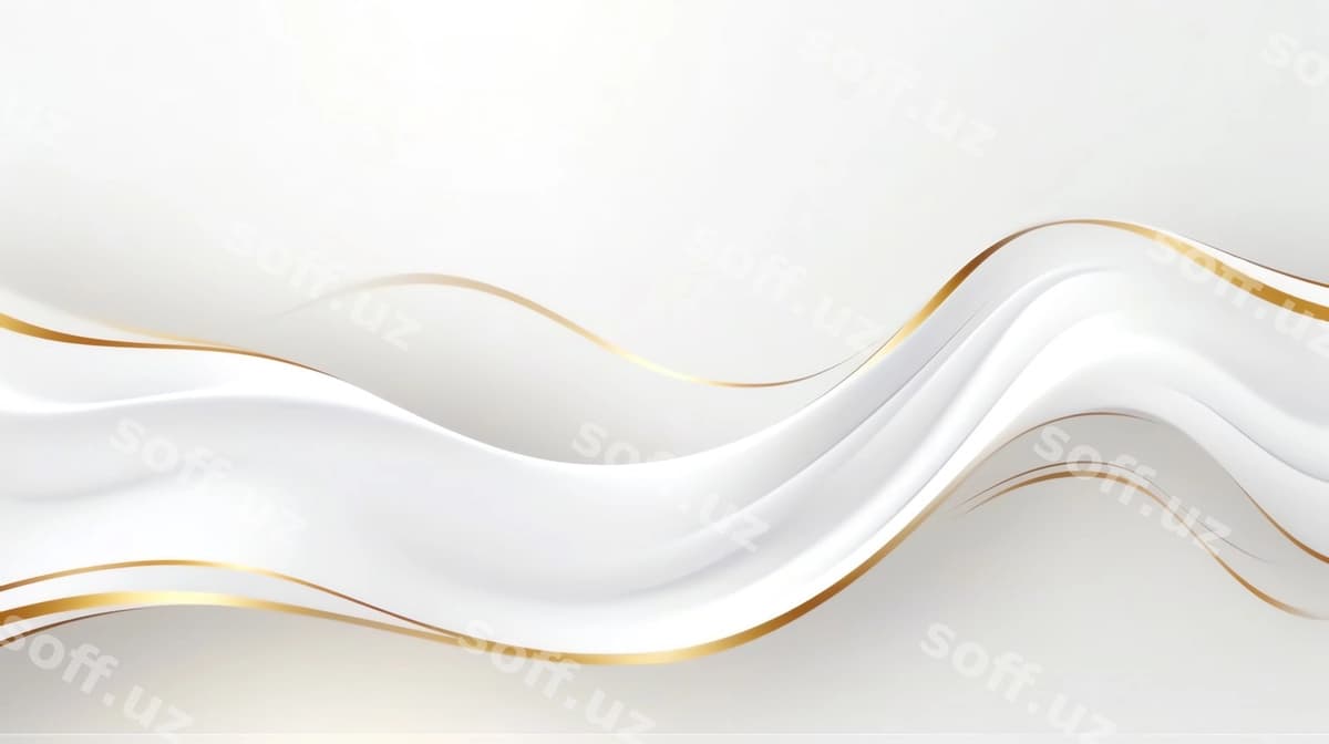 Oq o'tpash dalgali mata | White gold wavy fabric