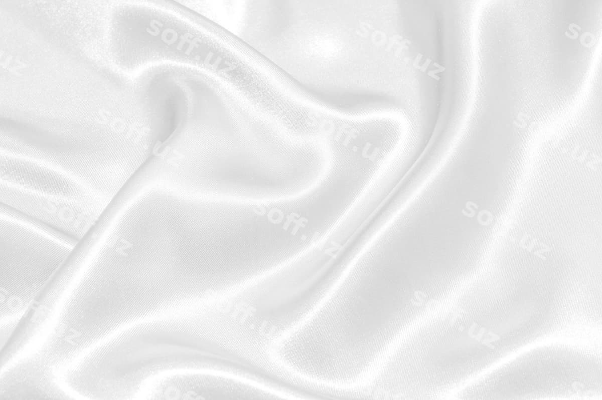 Oq dalg'ali ipak orqa fonda tekstura | White wavy silk background texture