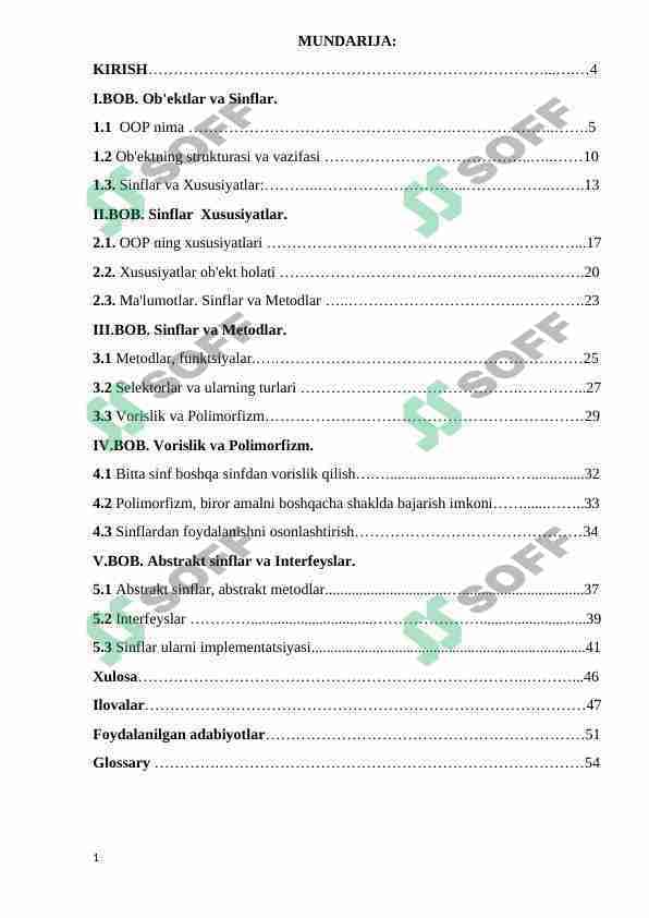 PHPda ob’ektga yo‘naltirilgan dasturlash.