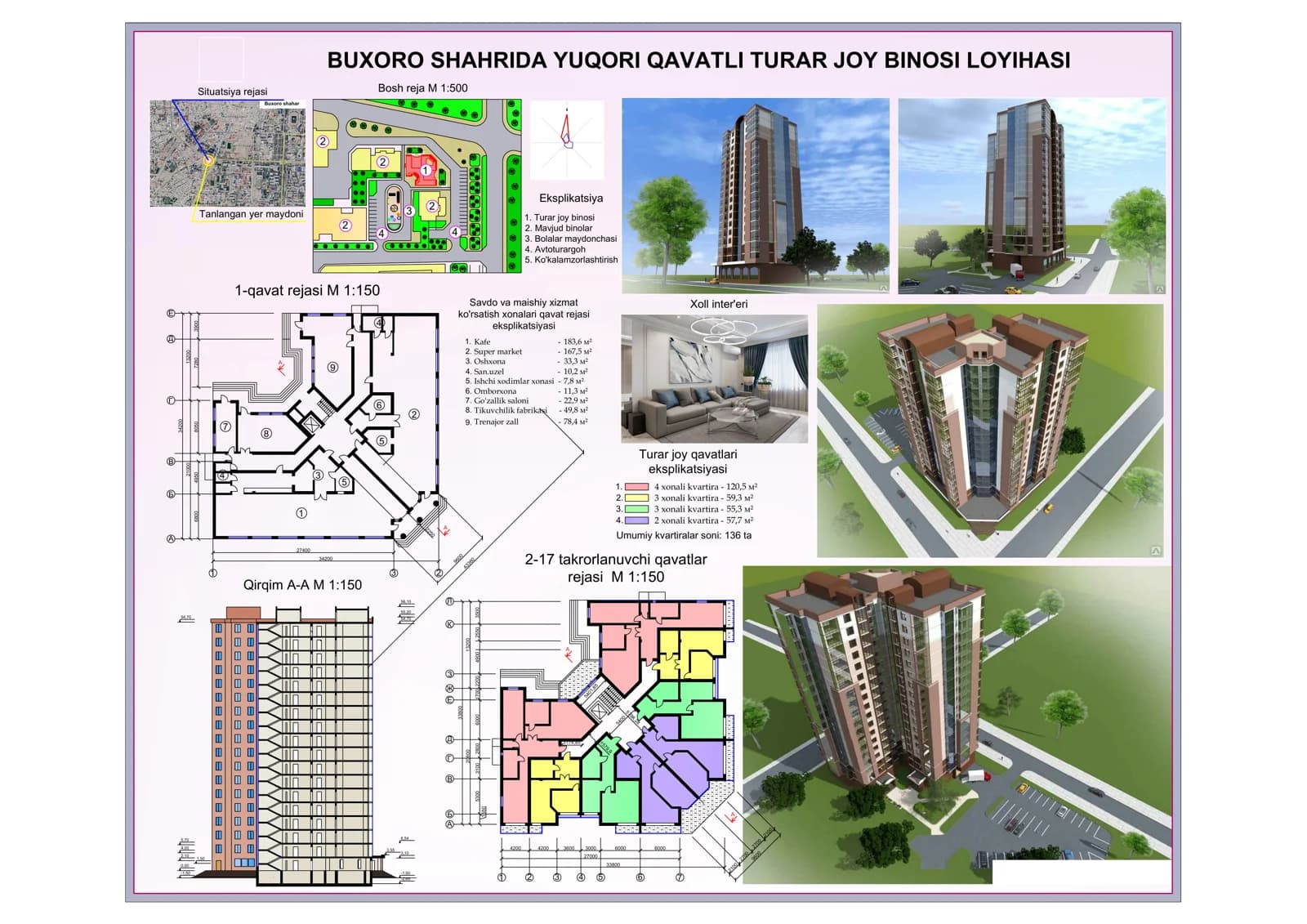 YUQORI QAVATLI TURAR JOY BINOSI LOYIHASI .PDF