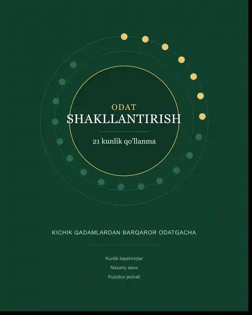 Odat shakllantirish 21 kunlik qollanma 2