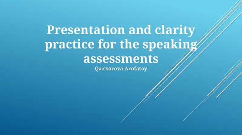 Practice techniques to improve presentation clarity and engage the audience effectively. Focus on handling Q&A, mastering visual aids, and structuring arguments for better impact
