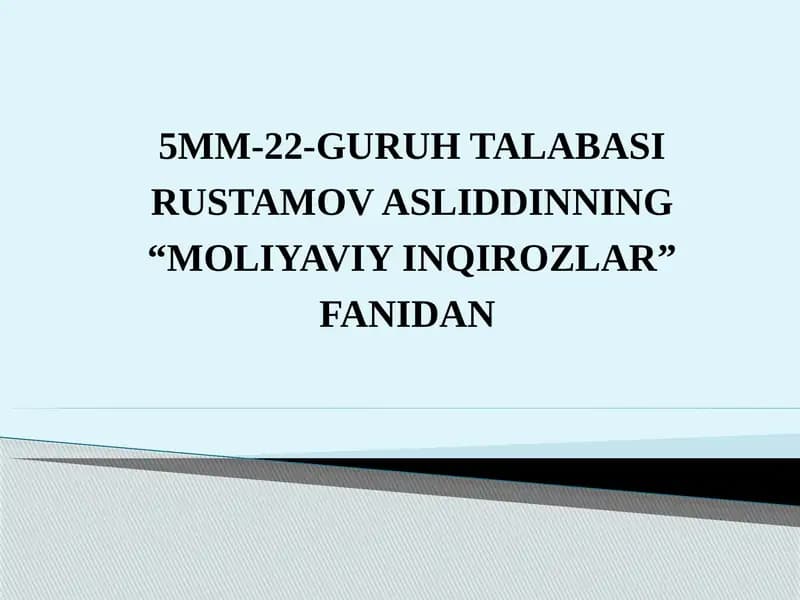 1929-1933- yillarda buyuk depressiya