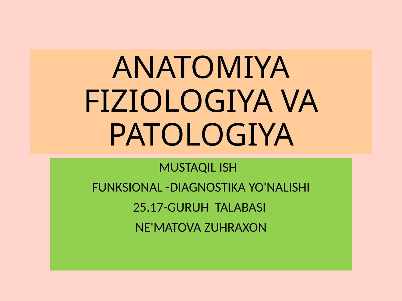 Funksional diagnostika usullari