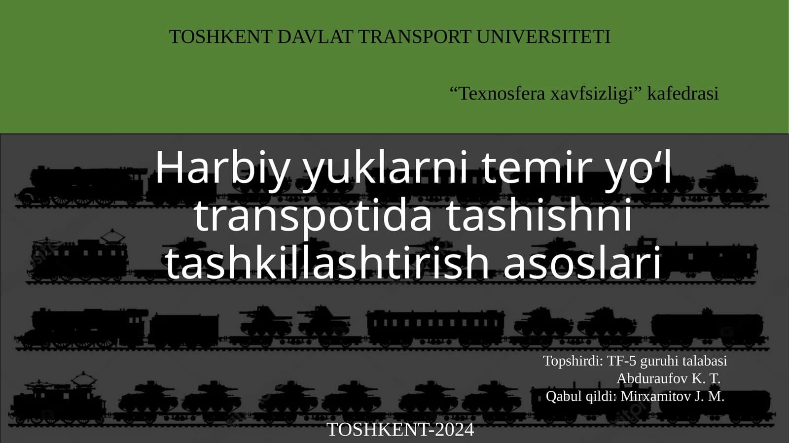 harbiy yuklar