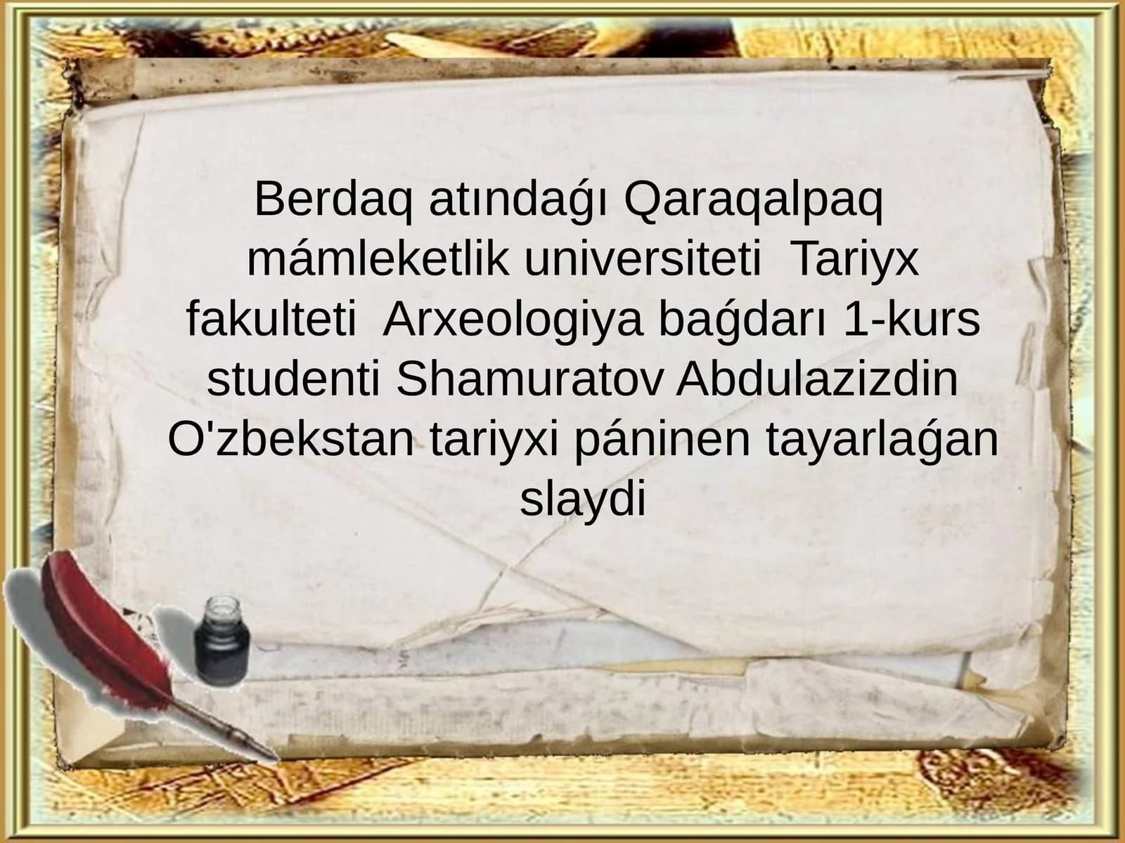 Ullı jipek jolınıń qáliplesiwi hám baǵdarları