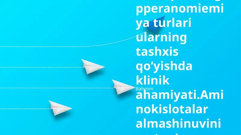 Meros bo'lib o'tadigan kasalliklarda transaminazalar, Katshepsinlar va aminokislota metabolizmi, Giperammonemiya turlari va diagnostika ahamiyati