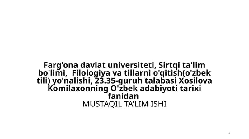 Qutbning Xusrav va Shirin dostoni