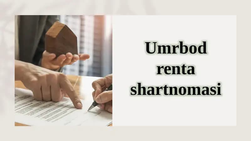 Umrbod renta  shartnomasi