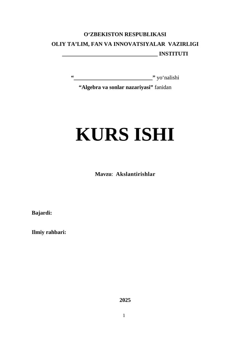 Akslantirishlash