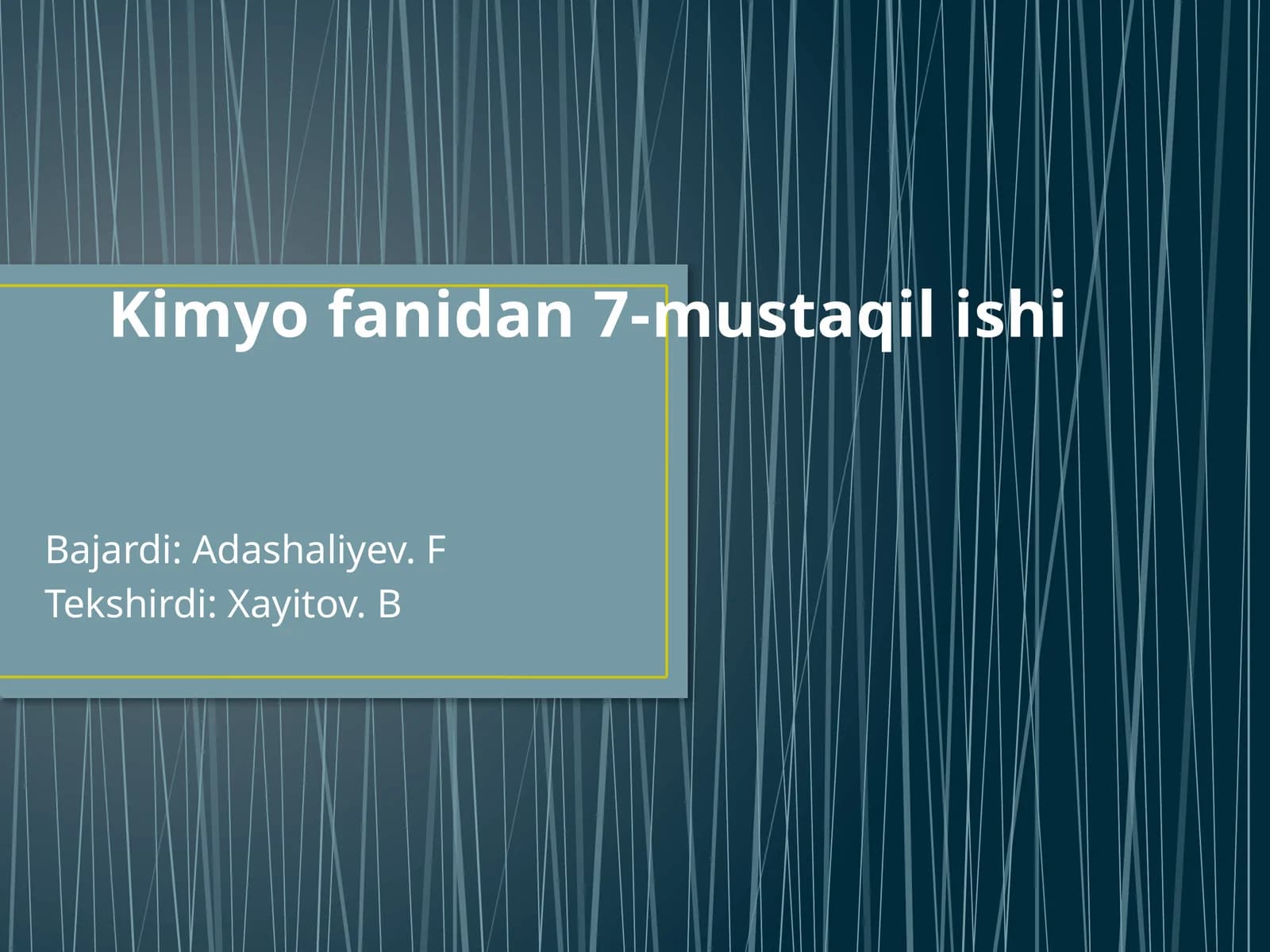 Metallar korroziyasiga qarshi kurashish usullari