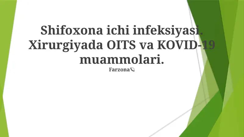 HIV-musbat bemorlarda jarrohlik joyi infektsiyasi (JJI) xavfi yuqori (10-20%), bu immunitetning zaiflashuvi bilan bogʻliq boʻlishi mumkin; profilaktik antibiotiklar (seftriakson, metronidazol) va Johns Hopkins kasalxonasi kabi muassasalarga puxta jarrohlik texnikasini qoʻllashni inobatga oling