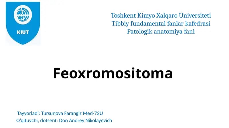 Feoxromositoma