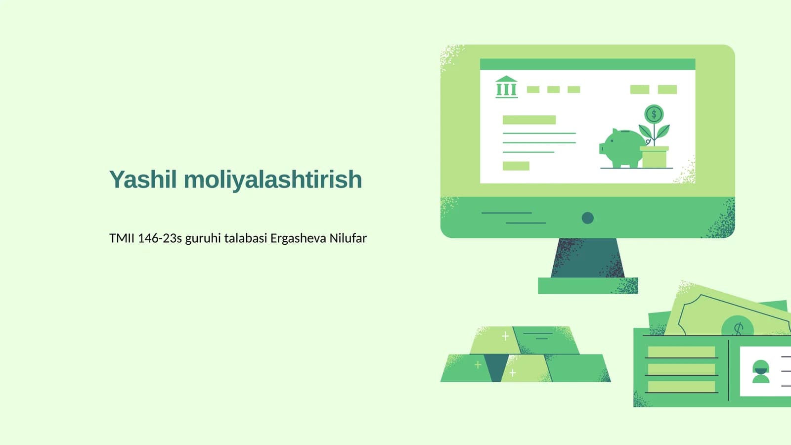 Yashil moliyalashtirish
