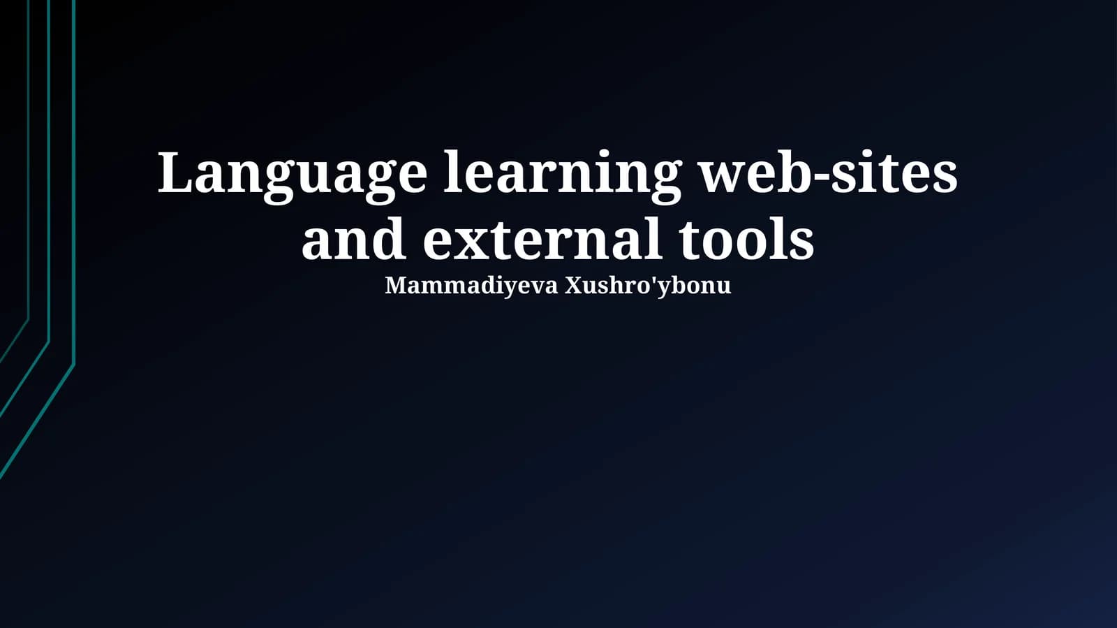 Language Learning Platforms and External Tools