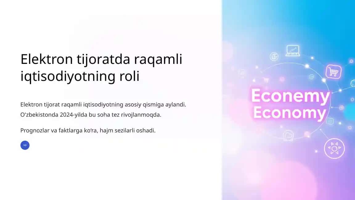 Elektron tijoratda raqamli iqtisodiyotning roli