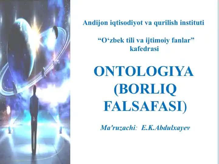 Ontologiya