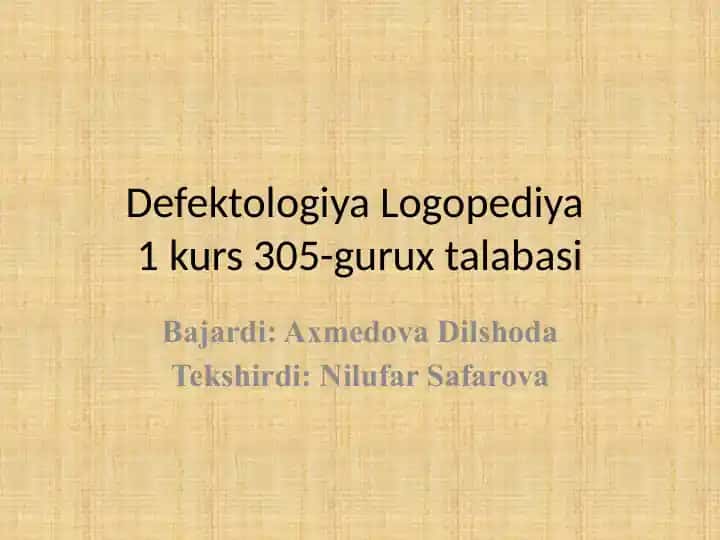 DefektologiyaLogopediya1kurs305-guruxtalabasi