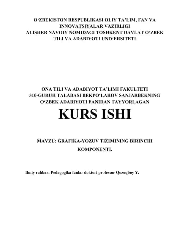 Grafika-yozuv tizimi