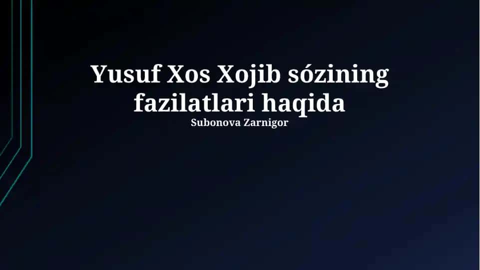 "Qobusnoma"ning zamonaviy dolzarbligi